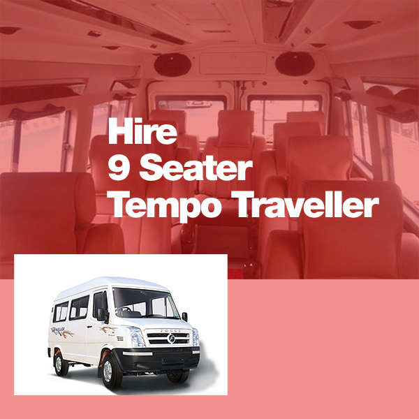 9 seater Tempo Traveller for Hire in gurugram